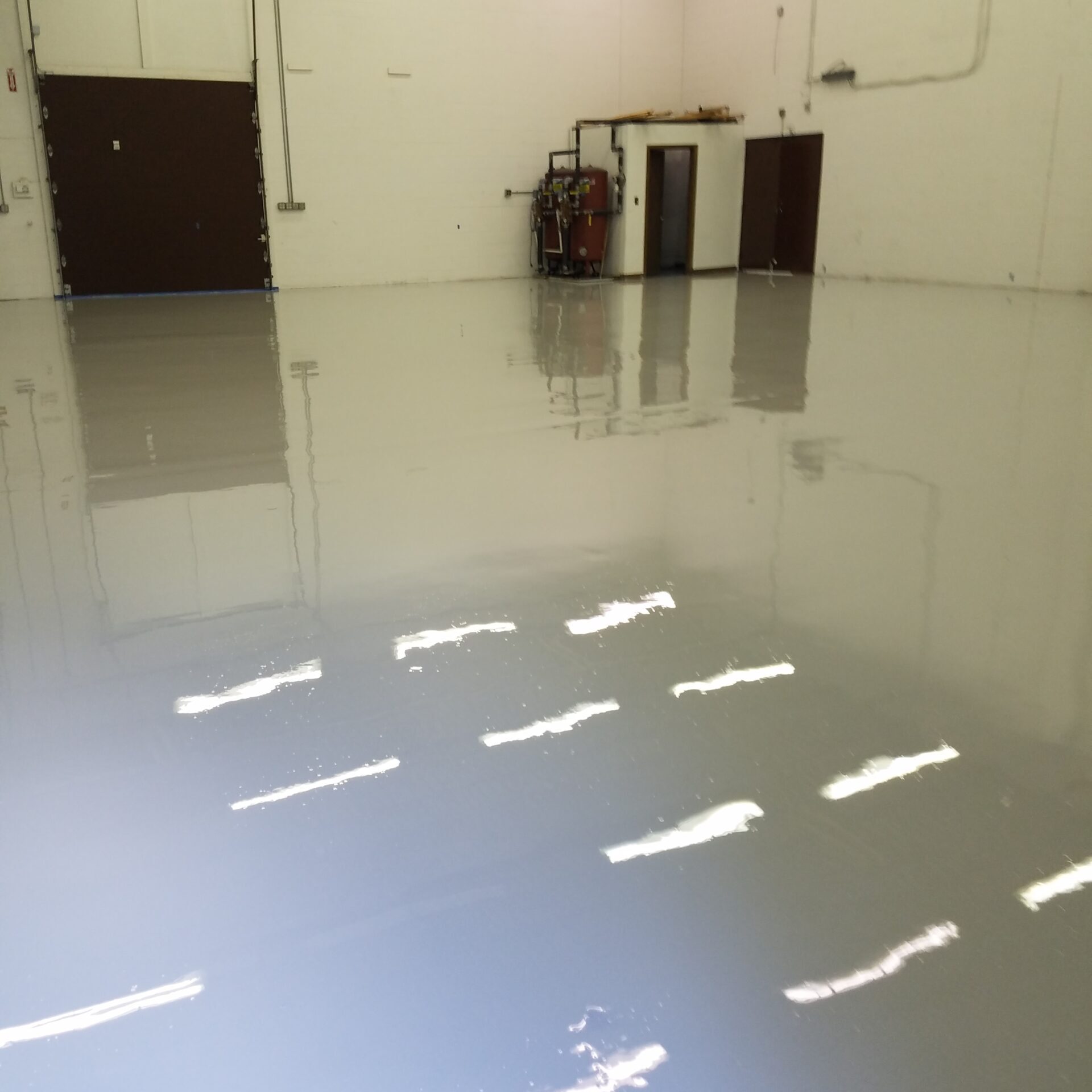 Epoxy warehouse floor